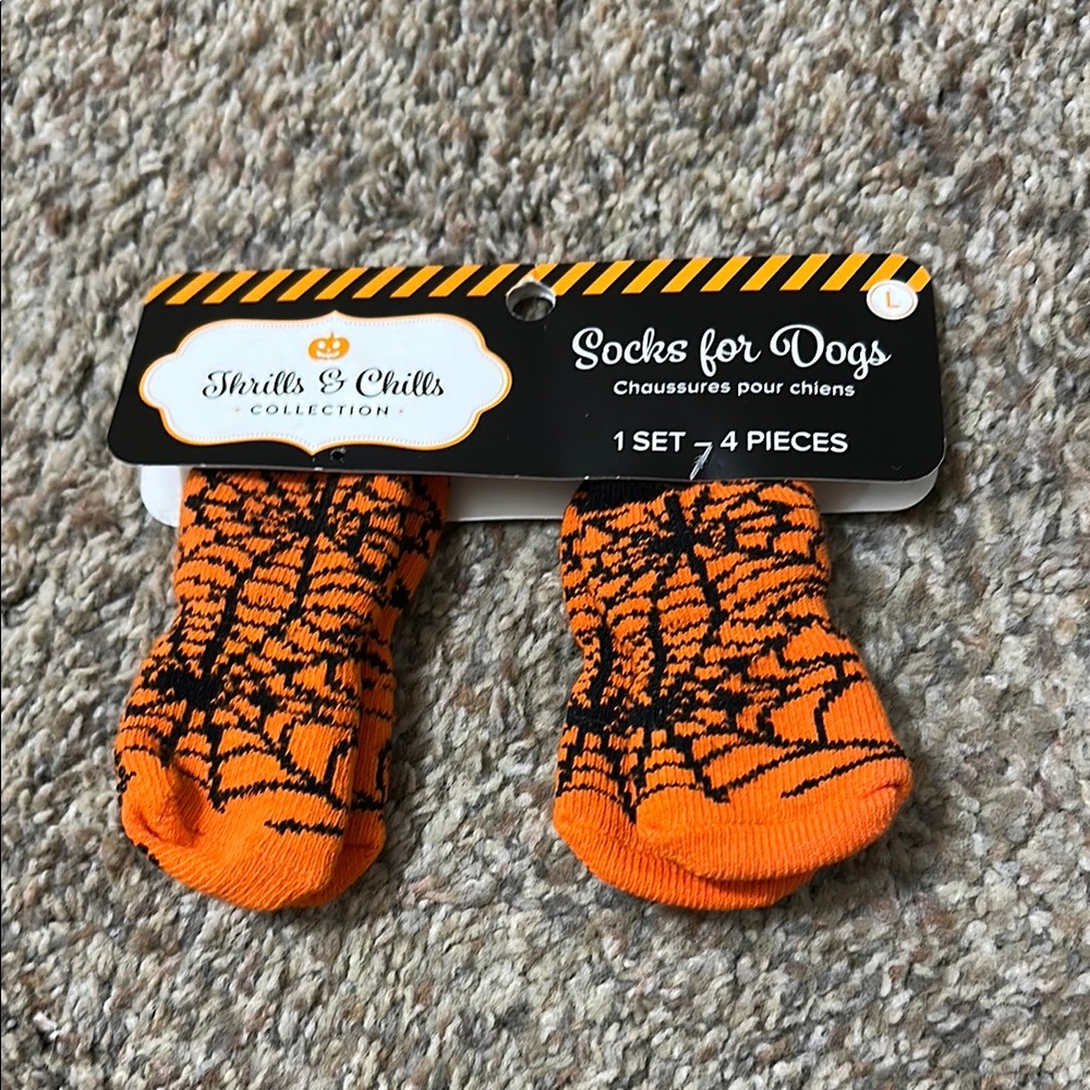 Halloween dog socks